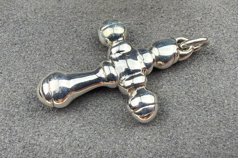 Silber Anhänger \Kreuz\
